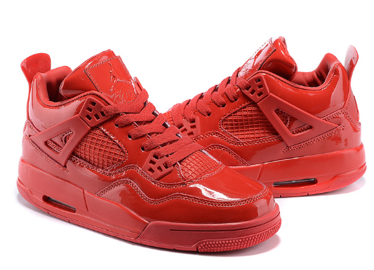 Air Jordan 4 Retro 11Lab4 Red Patent Leather Shoes